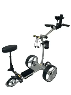 Insanity Golf PXL Electric Golf Push Cart Silver