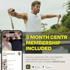 Inspire Fitness 210 lb Rubber Dumbbell Set with Rack Black