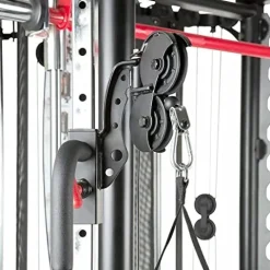 Inspire Fitness SCS Smith System – Cage System – Functional Trainer Home Gym With Smith Machine – Cable Machine – D Handles, Ankle Strap, Multi-Function Belt – Inspire SCS System (No Bench)