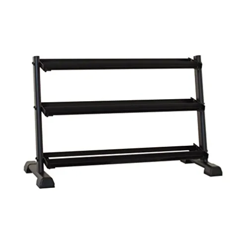Inspire Fitness 3-Tier Dumbbell Rack Black