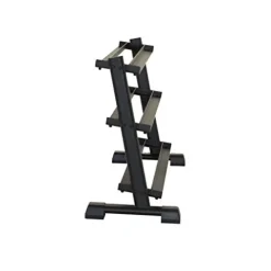 Inspire Fitness 3-Tier Dumbbell Rack Black