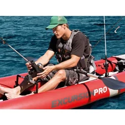 Intex 2 Person Vinyl Kayak with Oars, Pump, and 2-Person K2 Kayak with Oars and Air Pump