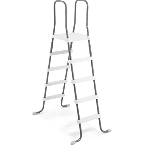 Intex Above-Ground Pool Set with Pump and Vacuum Gray