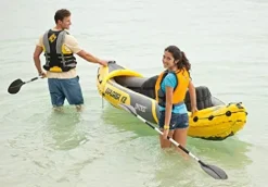 Intex Explorer K2 Inflatable Kayak Set Yellow