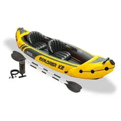Intex Explorer K2 Inflatable Kayak Set Yellow