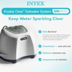 Intex Krystal Clear Saltwater System for Above Ground Pools 6 Pack