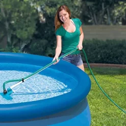 Intex Metal Frame Swimming Pool Set Blue