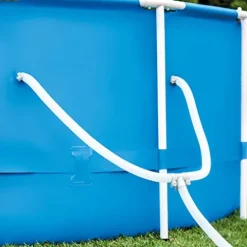 Intex Metal Frame Swimming Pool Set Blue