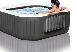 Intex PureSpa Bubble Deluxe Spa Set Gray