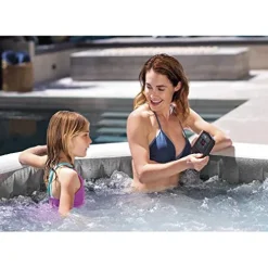 Intex PureSpa Greywood Deluxe 85″ x 25″ Inflatable 6 Person Hot Tub Greywood