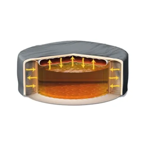 Intex PureSpa Jet and Bubble Deluxe Inflatable Hot Tub Set Black