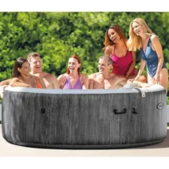 Intex PureSpa Plus 6 Person Inflatable Hot Tub Jet Spa & Maintenance Accessory Kit