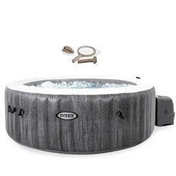 Intex PureSpa Plus 6 Person Inflatable Hot Tub Jet Spa & Maintenance Accessory Kit