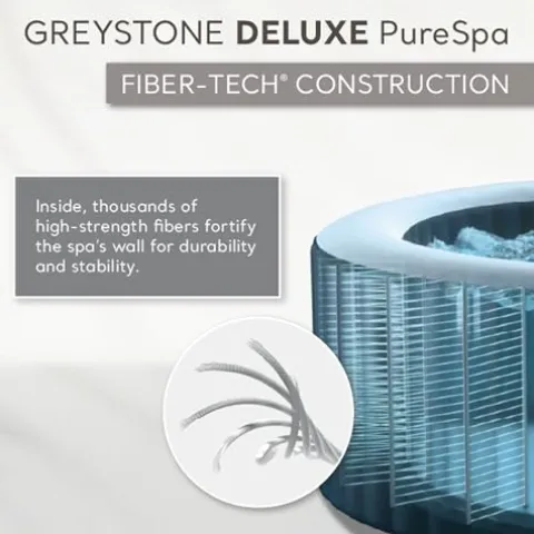 Intex PureSpa Plus 4 Person Inflatable Square Hot Tub Gray with Headrest Pillow 4 Pack