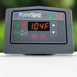 Intex PureSpa Plus Greywood Inflatable Hot Tub with LED Lights Multicolor