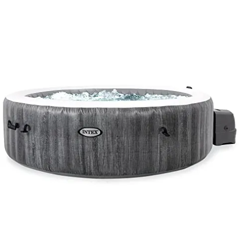 Intex PureSpa Plus Greywood Inflatable Hot Tub with Headrest Pillow 4 Pack
