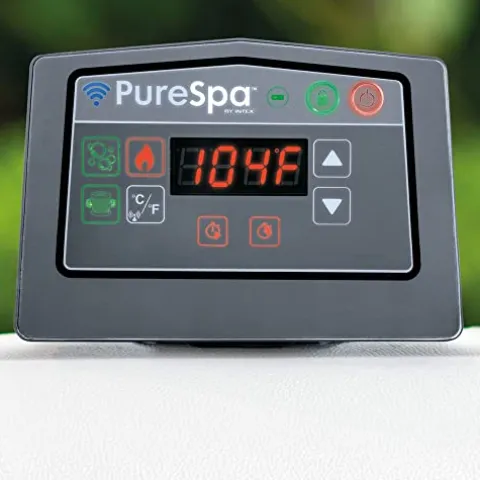 Intex PureSpa Plus Greywood Inflatable Hot Tub with Headrest Pillow 4 Pack