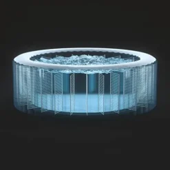 Intex PureSpa Plus Inflatable Bubble Jet Hot Tub Gray