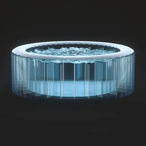 Intex PureSpa Plus Inflatable Bubble Jet Hot Tub Gray