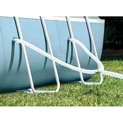 Intex Rectangular Prism Frame Pool Set 16ft x 8ft x 42in Multicolor