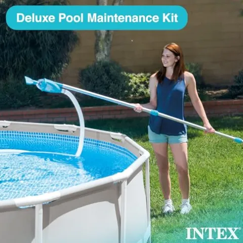 Intex Rectangular Ultra XTR Frame Swimming Pool Set Gray