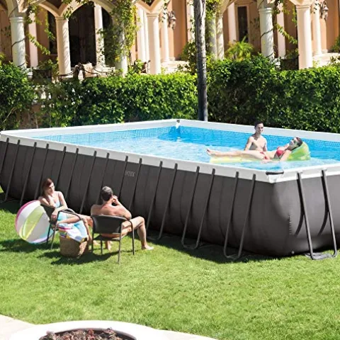Intex Ultra Frame Rectangular Pool Set with Sand Filter Pump
