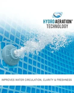 Intex Ultra XTR Deluxe Above Ground Swimming Pool Set with Filter Pump Gray 18′ x 52′