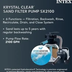 Intex Ultra XTR Deluxe Above Ground Swimming Pool Set Gray