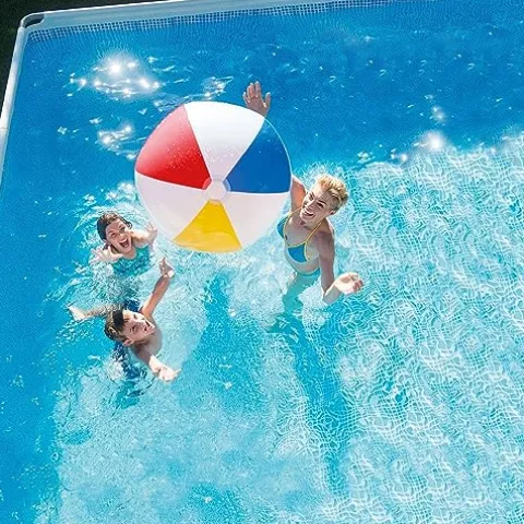 Intex Ultra XTR Deluxe Rectangular Above Ground Pool Set 24ft x 12ft x 52in Gray