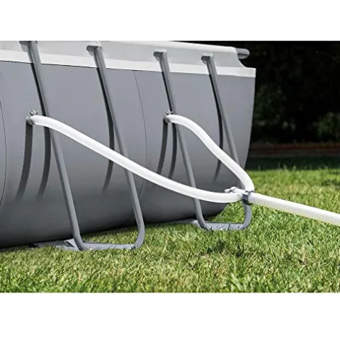 Intex Ultra XTR Heavy Duty Rectangular Above Ground Swimming Pool Gray