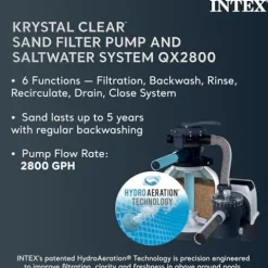 Intex Ultra XTR Rectangular Swimming Pool Set Dark Grey