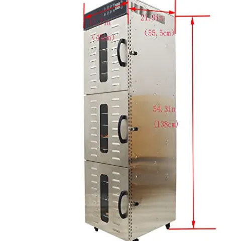 INTSUPERMAI 36 Layer Food Dehydrator Machine Stainless Steel