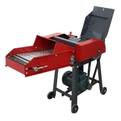 INTSUPERMAI 6-Blade Hay Cutter Pulverizer Red