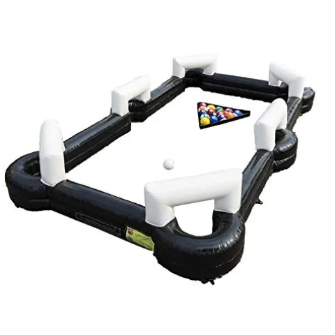 INTSUPERMAI Giant Snooker Ball Game with 16 Soccer Balls and Blower