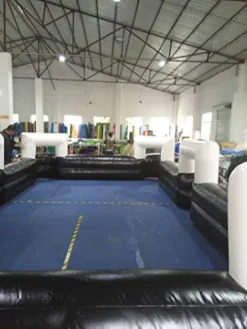 INTSUPERMAI Giant Snooker Ball Game with 16 Soccer Balls and Blower