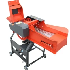 INTSUPERMAI Hay Cutter Pulverizer Grass Crusher 4-Blade Machine Red