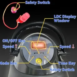 INTSUPERMAI Horse Riding Abdominal Exercise Machine Black