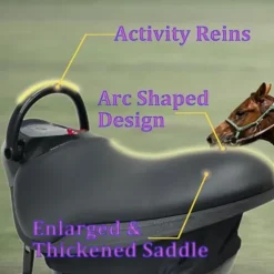 INTSUPERMAI Horse Riding Abdominal Exercise Machine Black