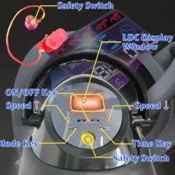 INTSUPERMAI Horse Riding Abdominal Exercise Machine 110V Grey