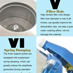 INTSUPERMAI Industrial Centrifugal Dehydrator Stainless Steel