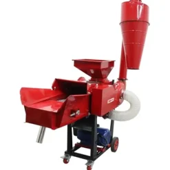INTSUPERMAI Straw Crusher and Feed Pulverizer Machine 220V 500KG/H Red