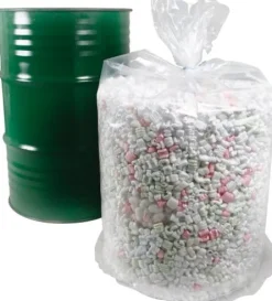 IP 55 Gallon Round Bottom Polypropylene Drum Liners 38″ x 40″ 4-Mil Clear Case of 100