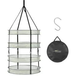 iPower 36-Pack 2ft 4-Layer Mesh Herb Rack Drying Net with Free Storage Bag