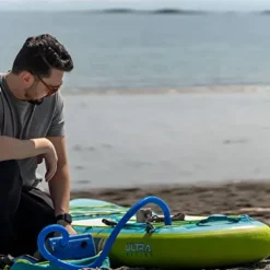 iROCKER All-Around Inflatable Stand Up Paddle Board Ultra Series Aqua/Peach