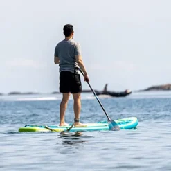 iROCKER All-Around Inflatable Stand Up Paddle Board Ultra Series Aqua/Peach