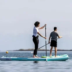 iROCKER All-Around Inflatable Stand Up Paddle Board Ultra Series Teal/Lime