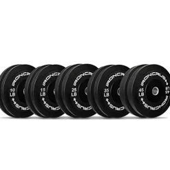 Iron Crush Olympic Bumper Plates Set 260LB Set