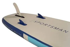 ISLE Surf and SUP Sportsman Inflatable Fishing Stand Up Paddle Board Aqua/Navy
