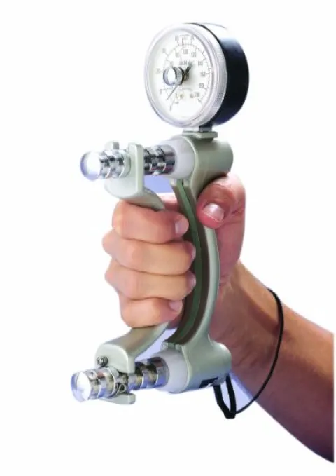 Jamar Hydraulic Hand Dynamometer Silver