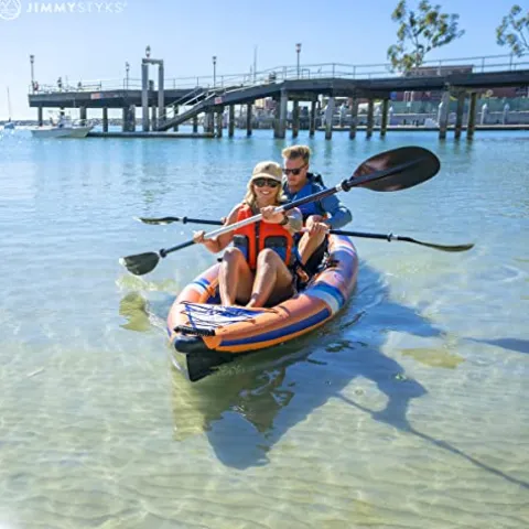 Jimmy Styks Nomad II 2-Person Hybrid Kayak Orange/Blue